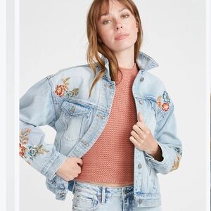 Driftwood EmbroideredDenim Jacket